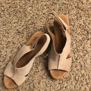 Clarks wedge sandals